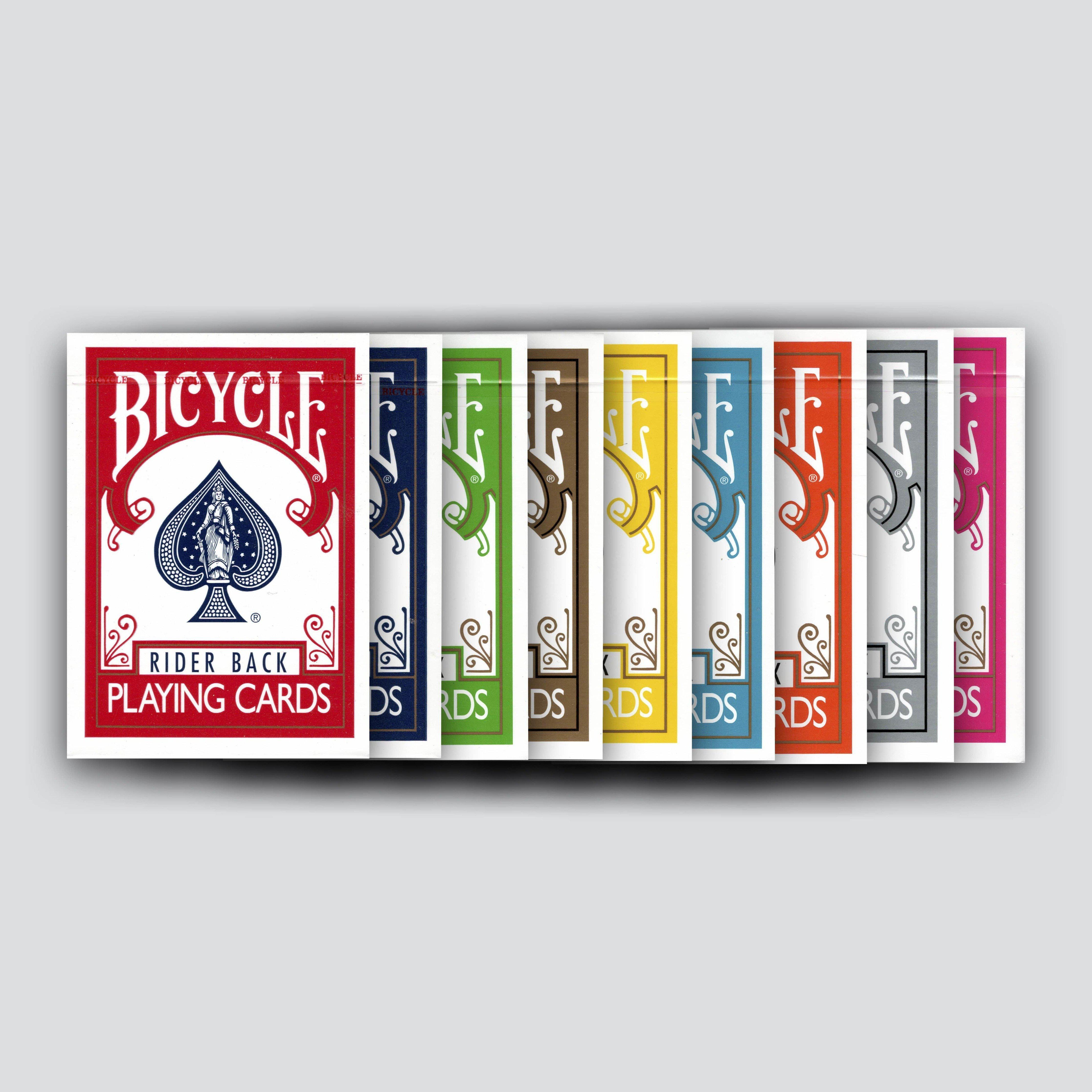 bicycle rider back cards