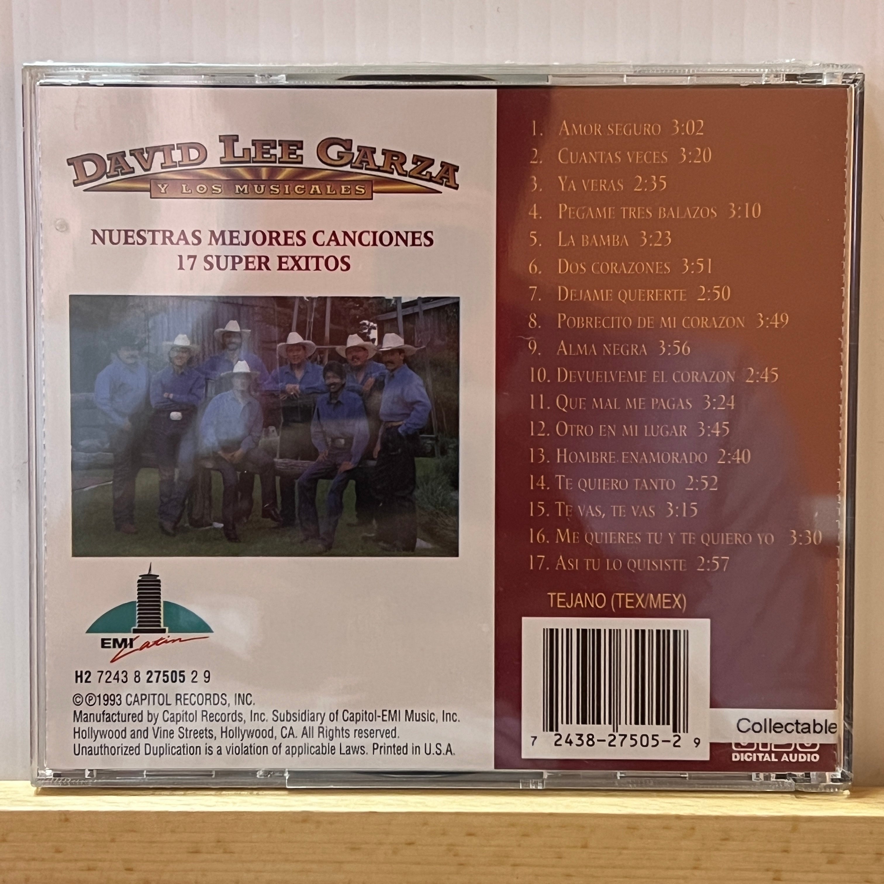 David Lee Garza y Los Musicales - Nuestras Mejores Canciones *1993