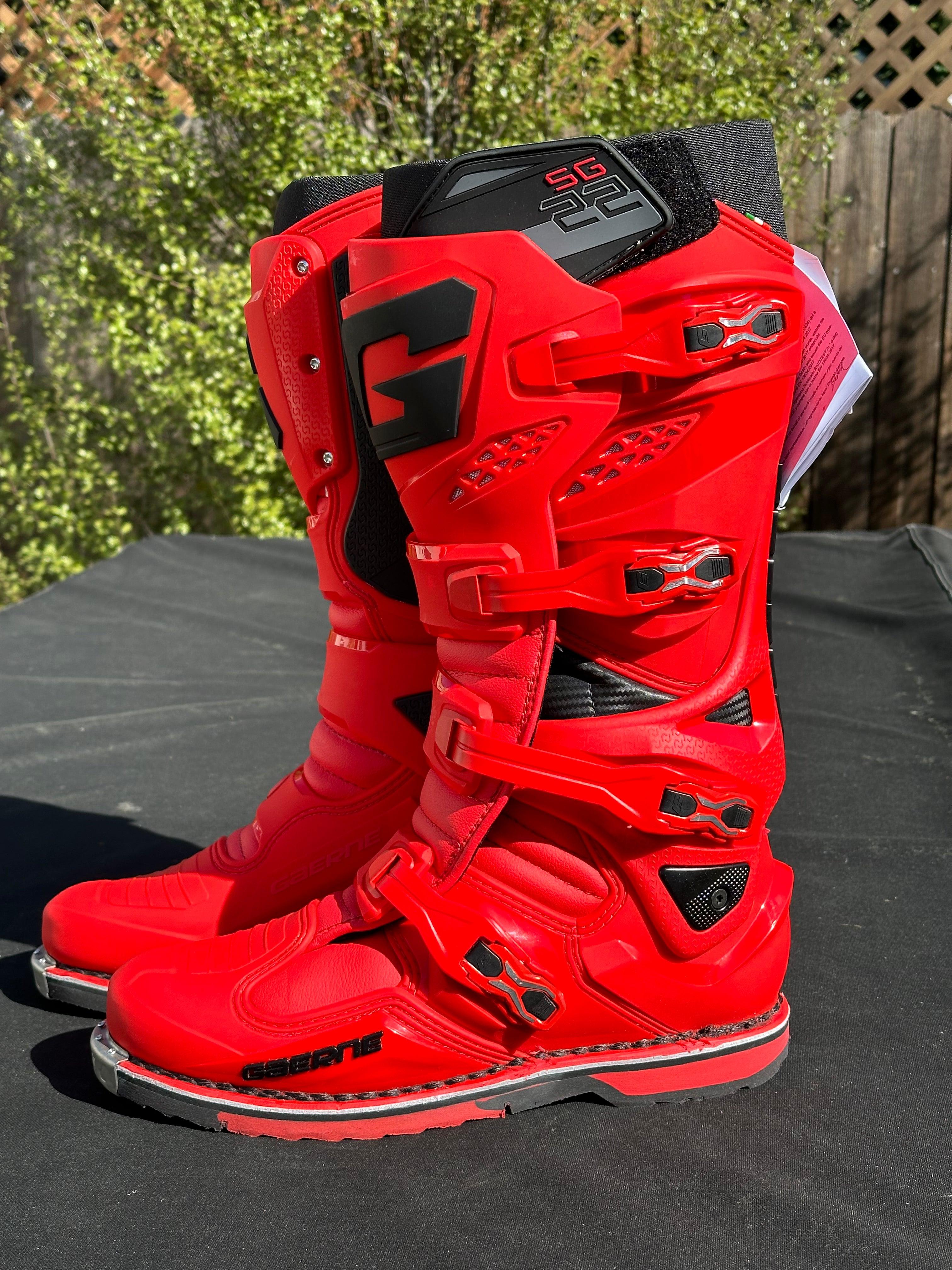 Gaerne SG-22 Boots - Red | eBay