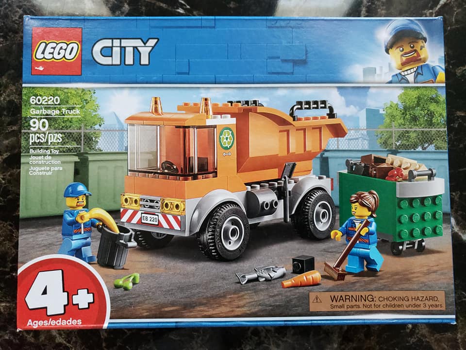 lego city great vehicles garbage truck