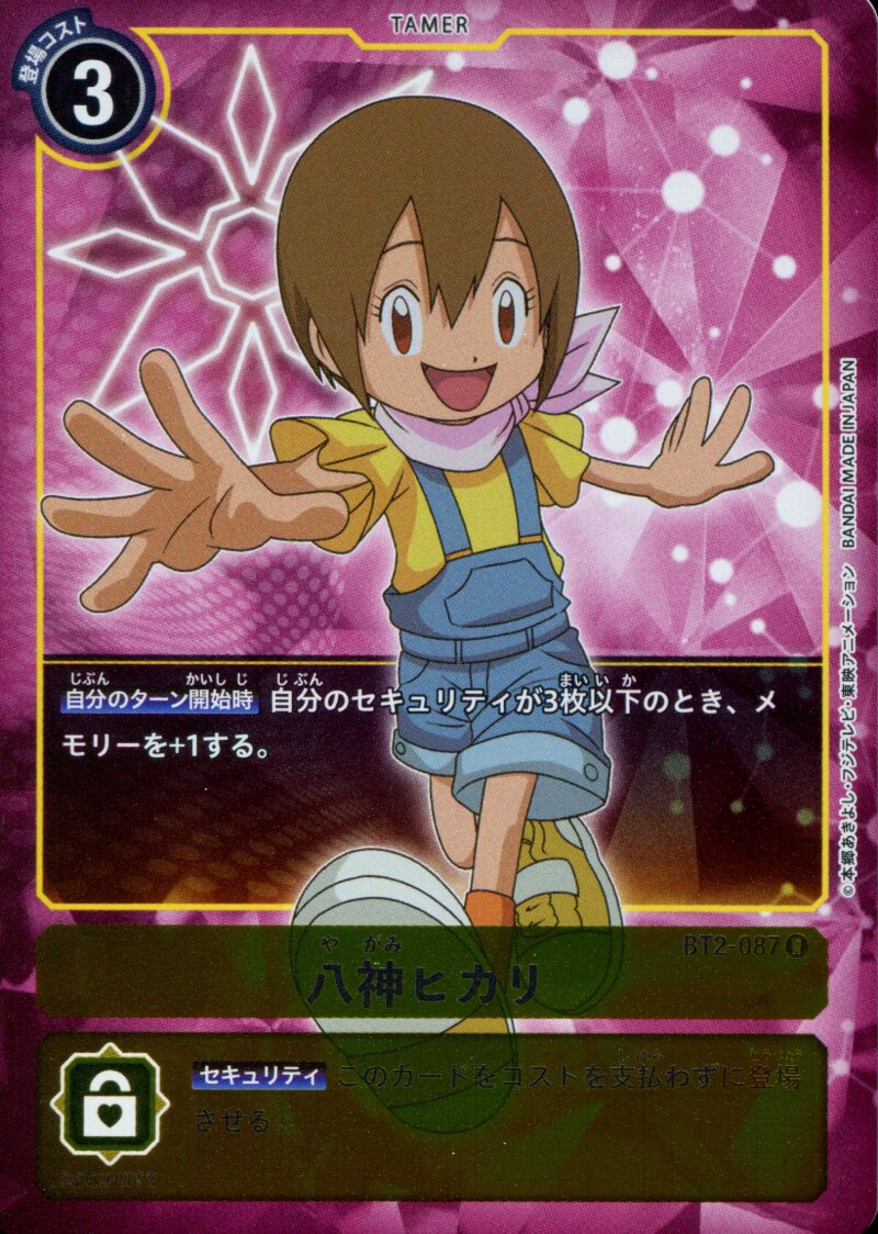 Hikari Yagami Bt2 087 Parallel Rare Digimon Card Game Bt 02 Ebay