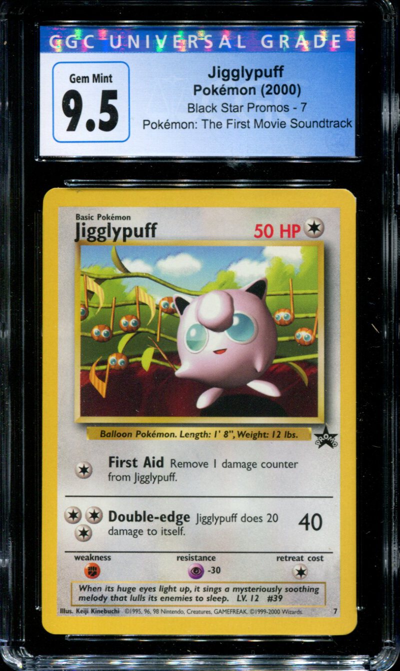 超チューリー甘ちゃんＯＰ ブルーGY Jigglypuff #39 - 1997 Topsun Blue Back - Pokemon Card