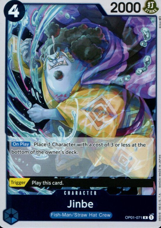 レア❗️Good Bye NYUTA 301st Old manワッペン Jinbe - OP01-071 - Rare - English - One Piece TCG OP-01 | eBay