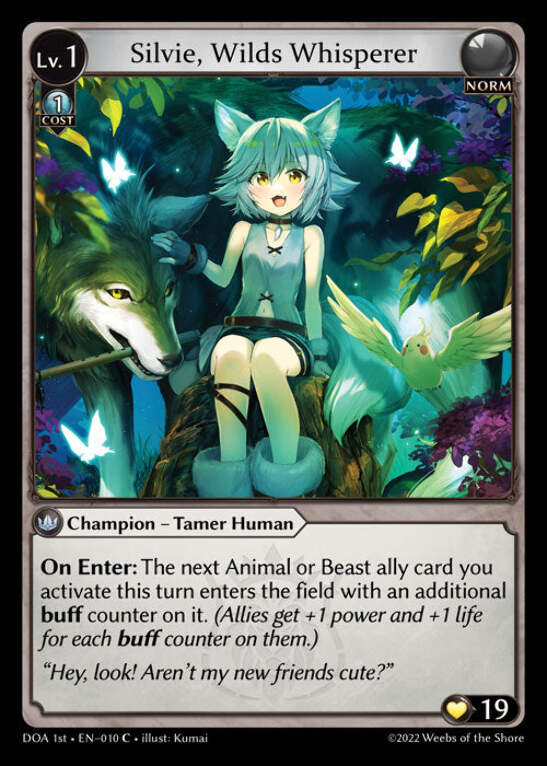 Silvie, Loved by All (CSR) (012) [Dawn of Ashes: Starter Decks]