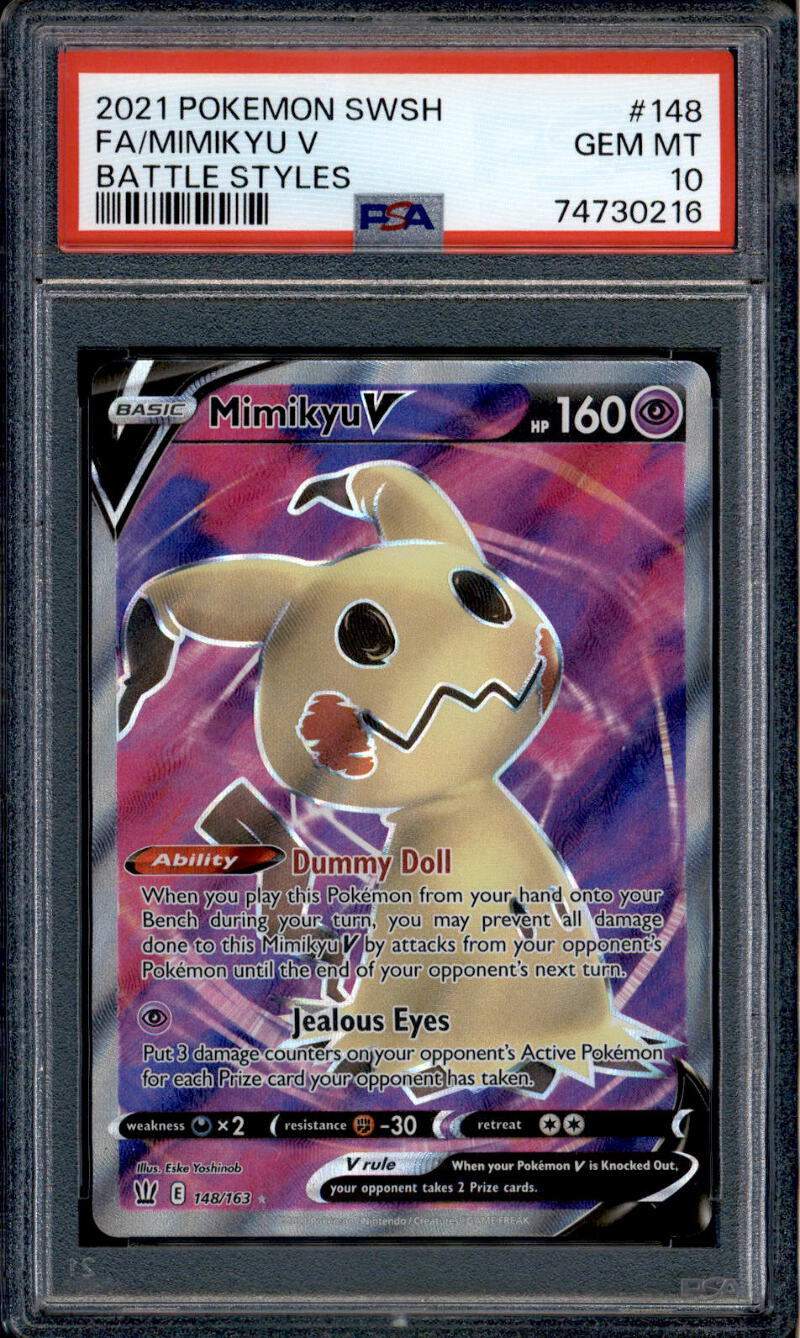 ポケモンカードゲーム Mimikyu V psa10 Mimikyu V psa10 - メルカリ