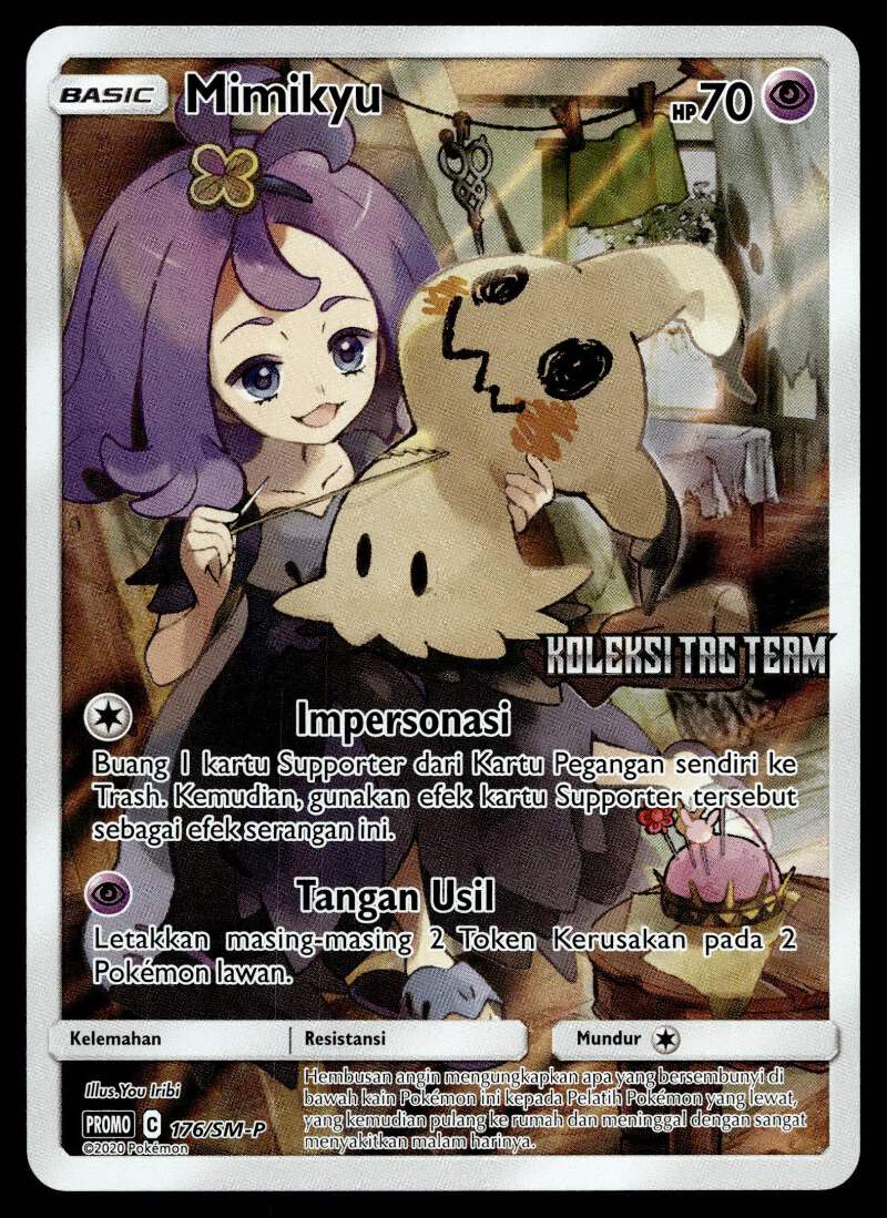 Mimikyu - 176/SM-P - NM - Indonesian - CHR - Promo - Pokemon - A1