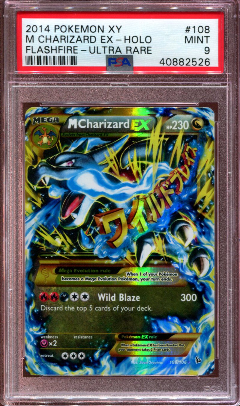 M Charizard Ex Secret Rare Xy Flashfire 108 106 Psa 9 Ebay Unfollow charizard ex to stop getting updates on your ebay feed.