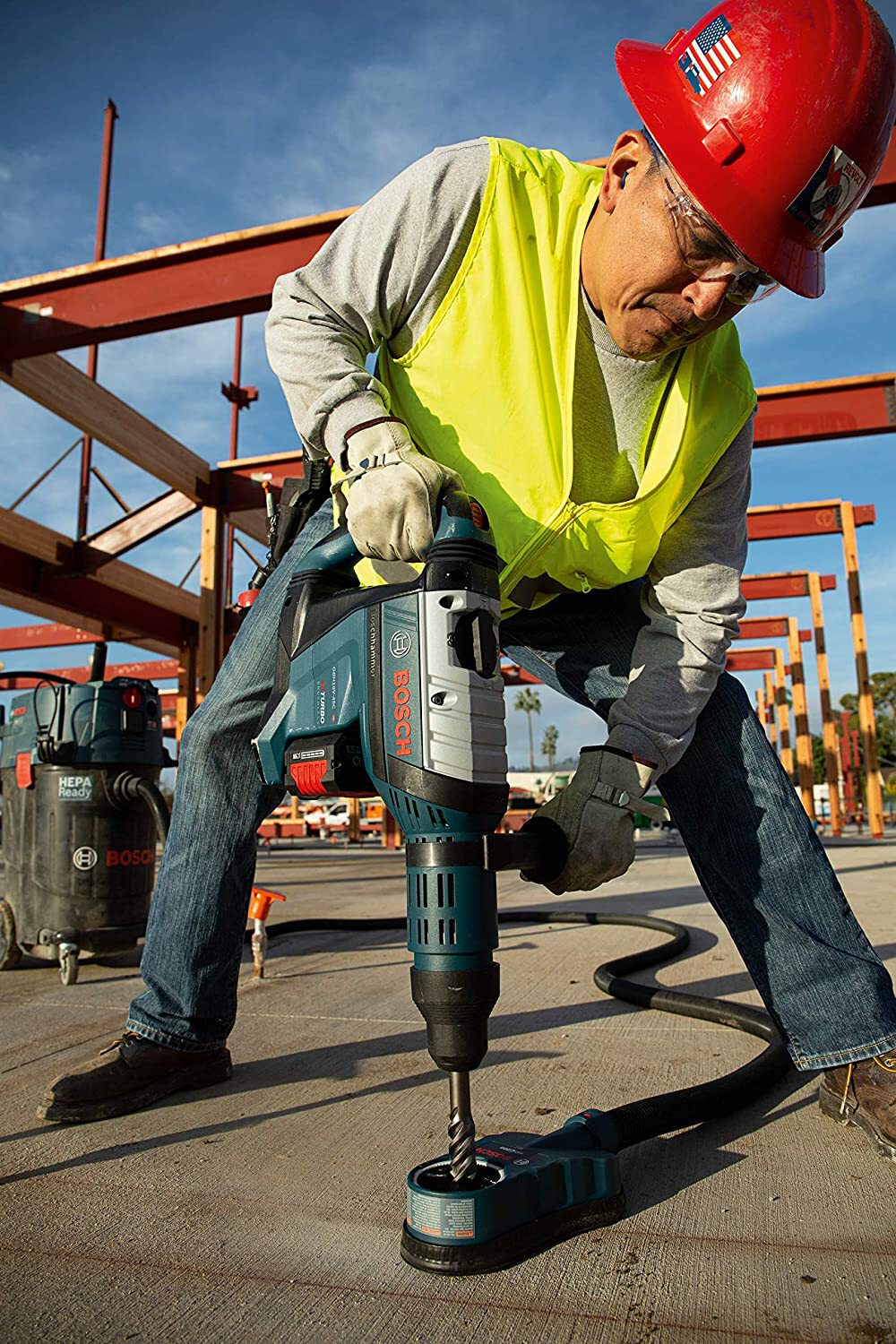 Bosch GBH18V-45CK24 Profactor 18V Hitman Connected-Ready SDS-max 1-7/8" Rotary H - Picture 11 of 16