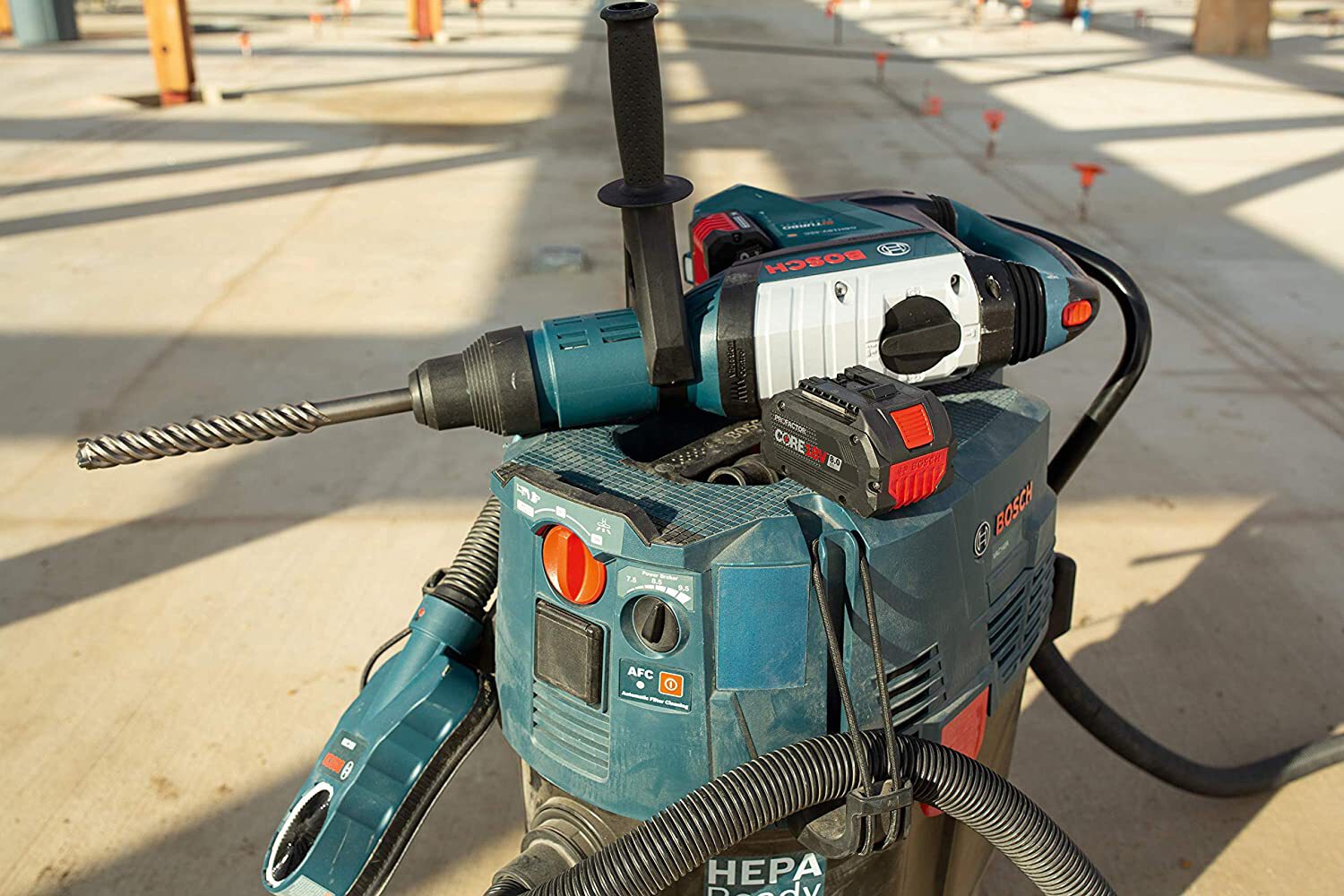 Bosch GBH18V-45CK24 Profactor 18V Hitman Connected-Ready SDS-max 1-7/8" Rotary H - Picture 5 of 16
