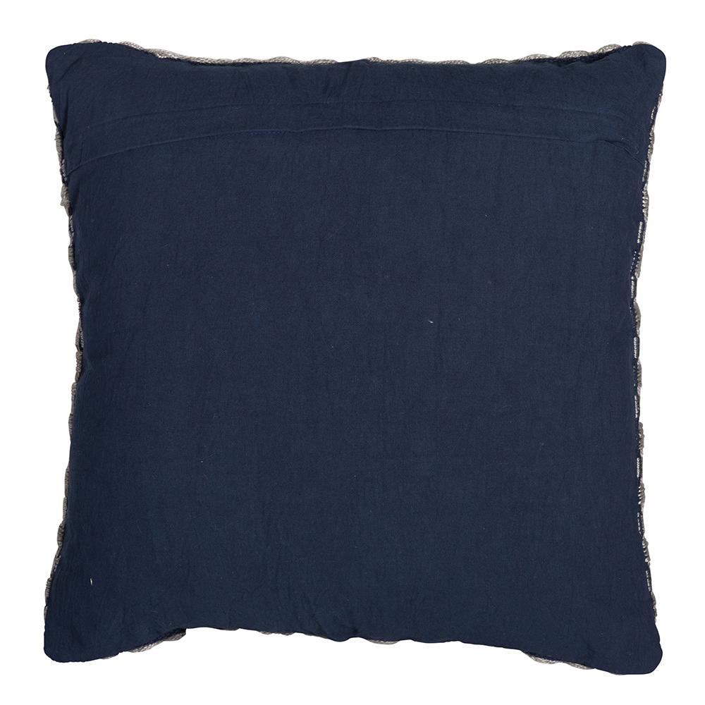 CAMDEN CUSHION 50CM INDIGO Blue Inserts Sofa Pillow Large