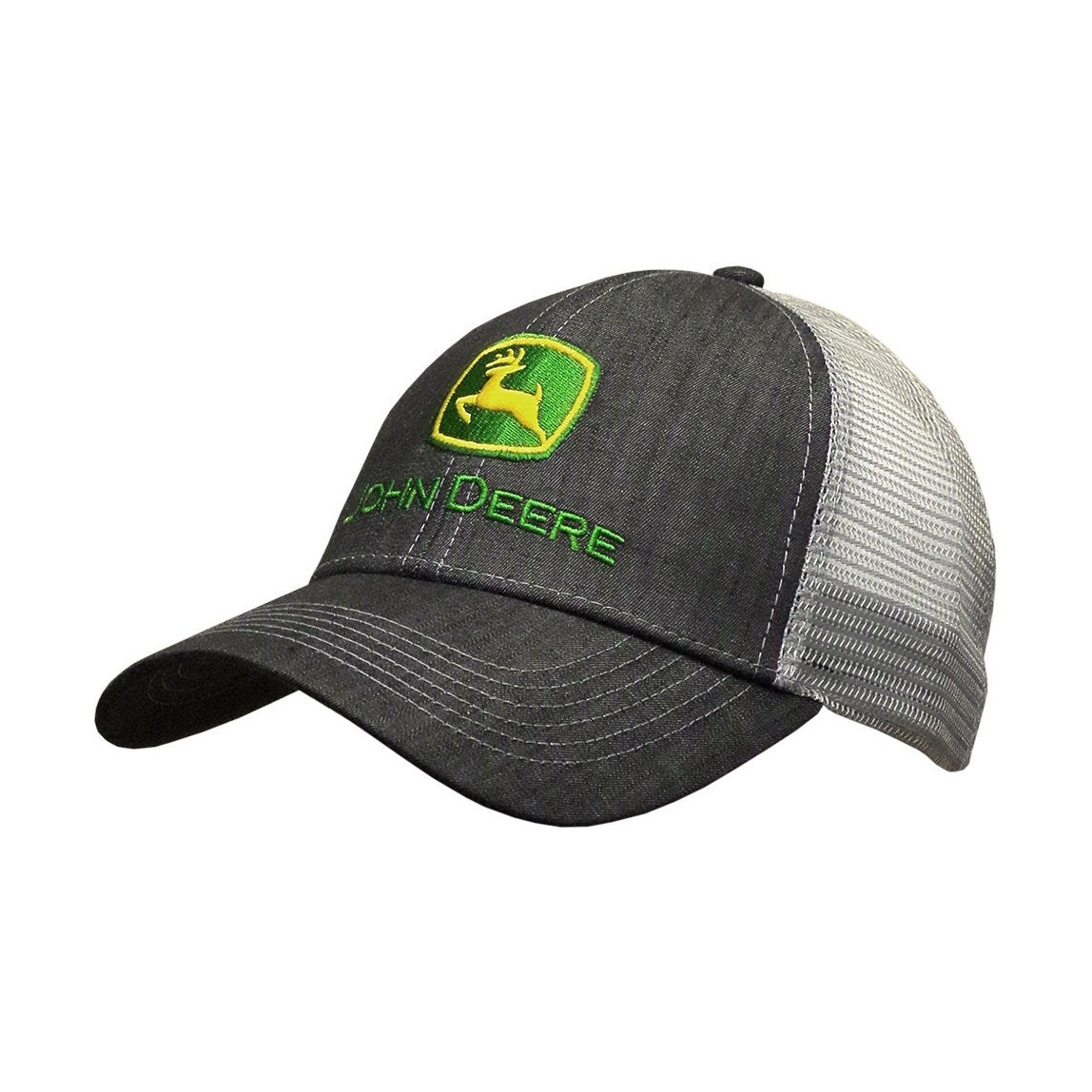 John Deere Denim Twill Trucker Cap