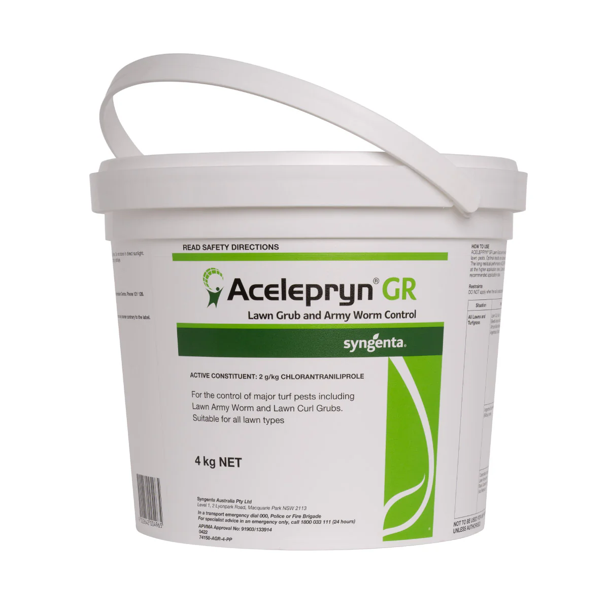 Syngenta Acelepryn GR Turf Insecticide 4kg