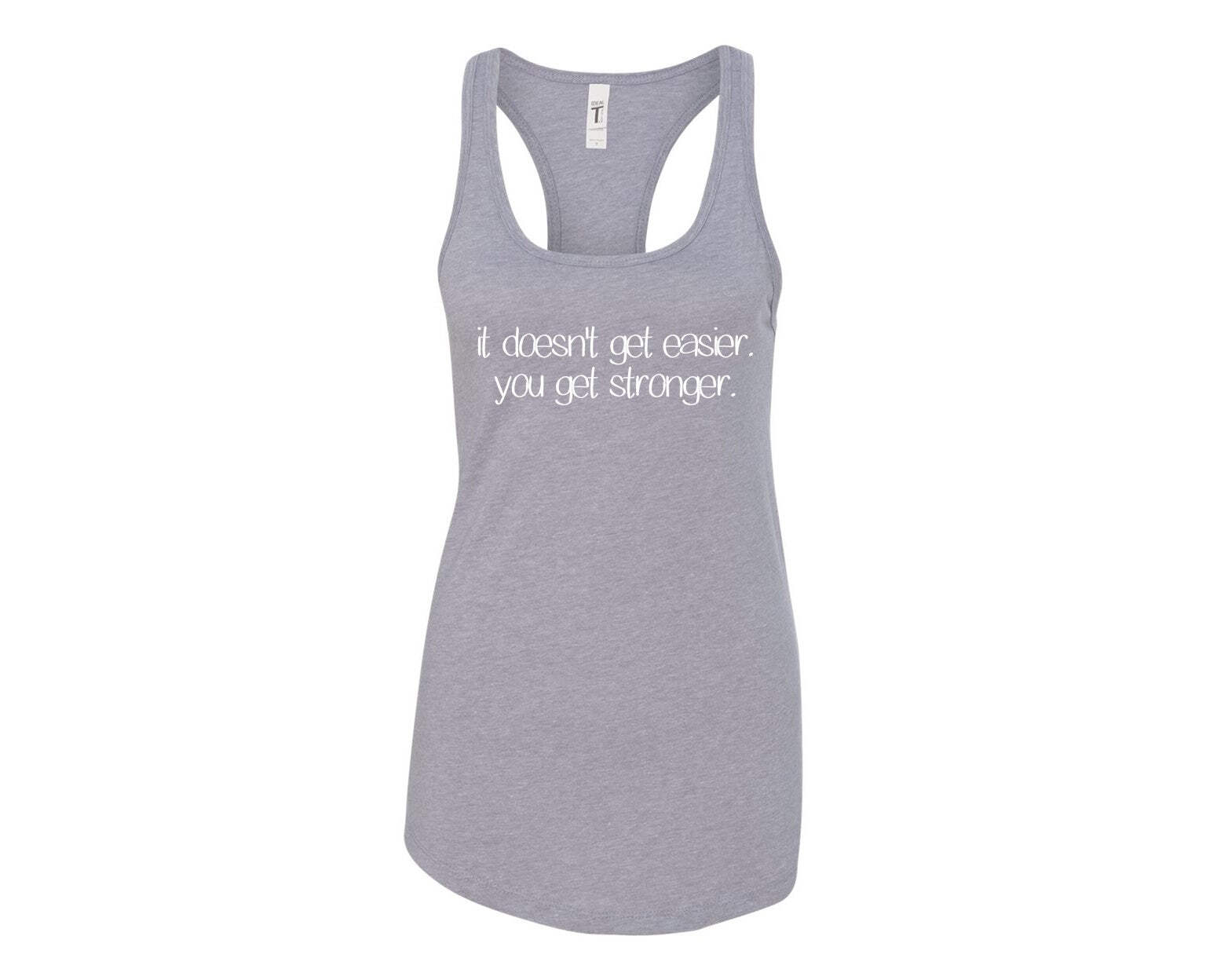Einfacher geht es nicht. Du wirst stärker. - Racerback Tank - Bild 36 von 53