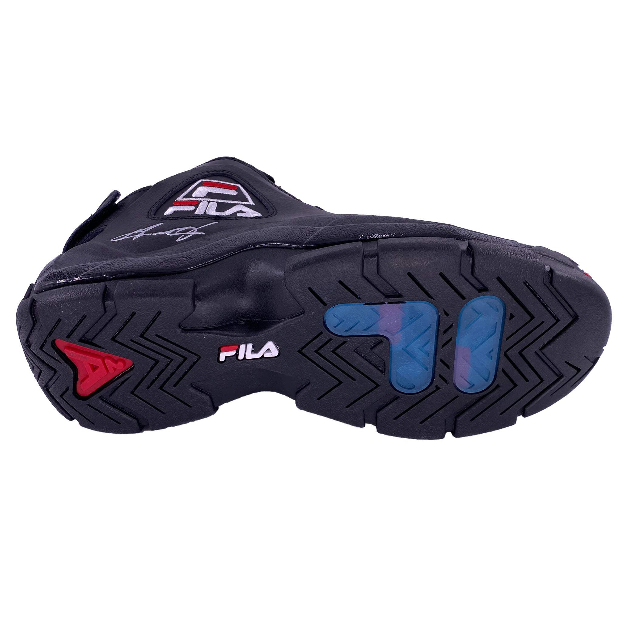 Fila black high hot sale ankle basketball shoes