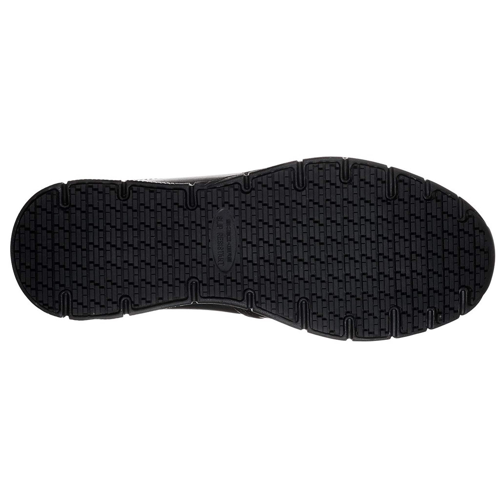 Skechers Men s 77157 Nampa Groton Memory Foam Slip Resistant Black