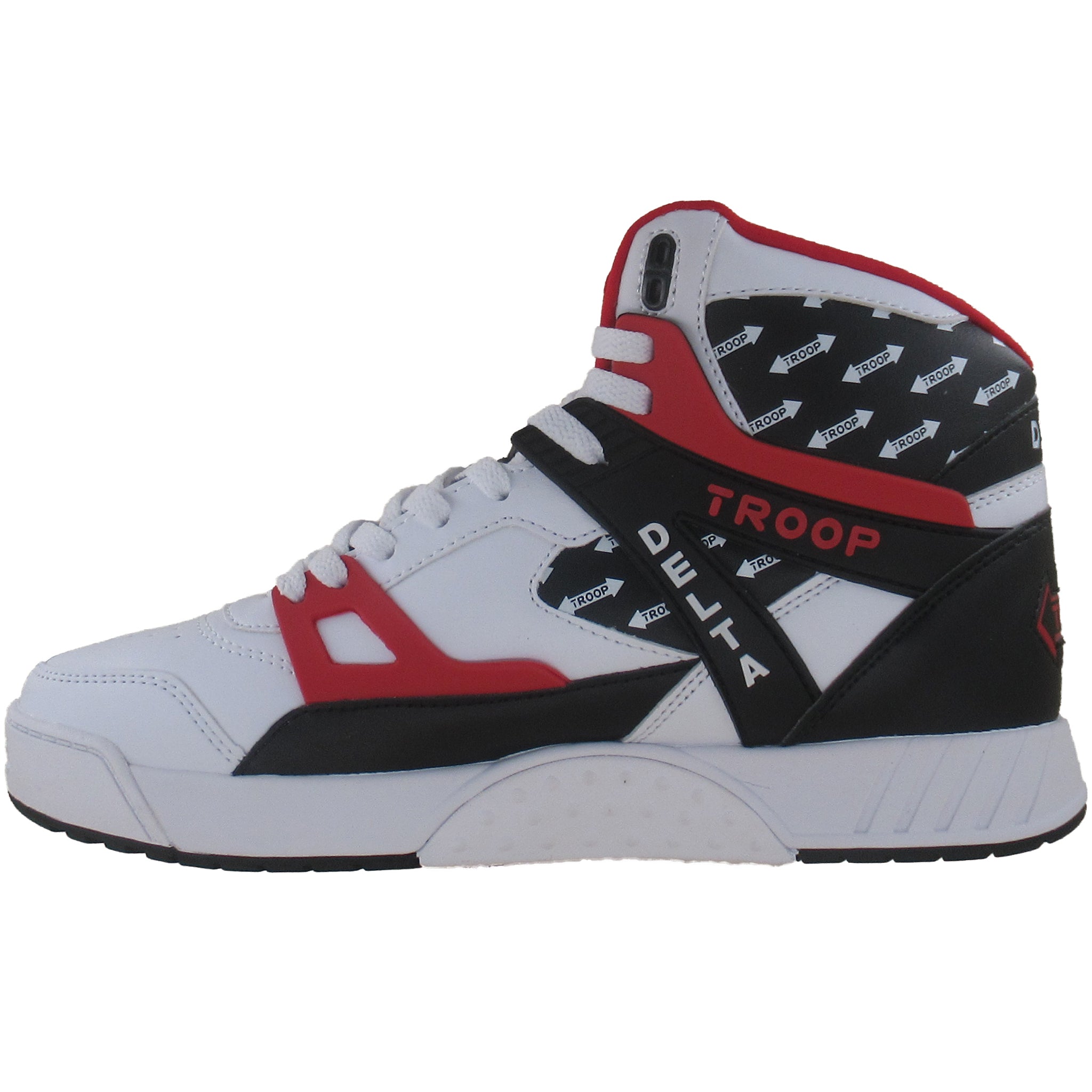 Men\'s Troop Delta Black White Red High-Top Sneakers NWT Troop Men main image 4