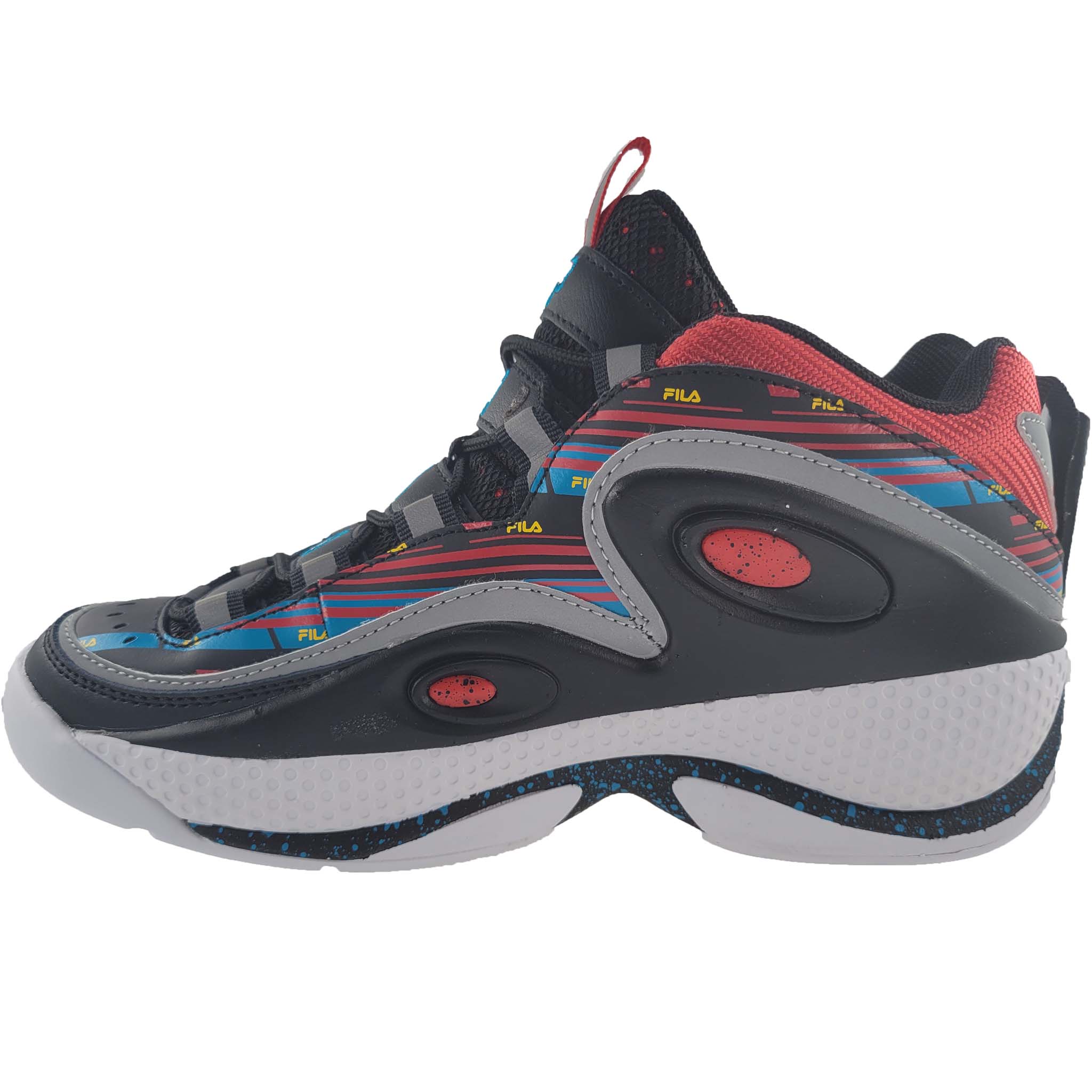 Fila Grant Hill 3 1BM01289-132 Mens Black Leather Athletic Shoes Sz 14 Amazon.com | Fila Men main image 3