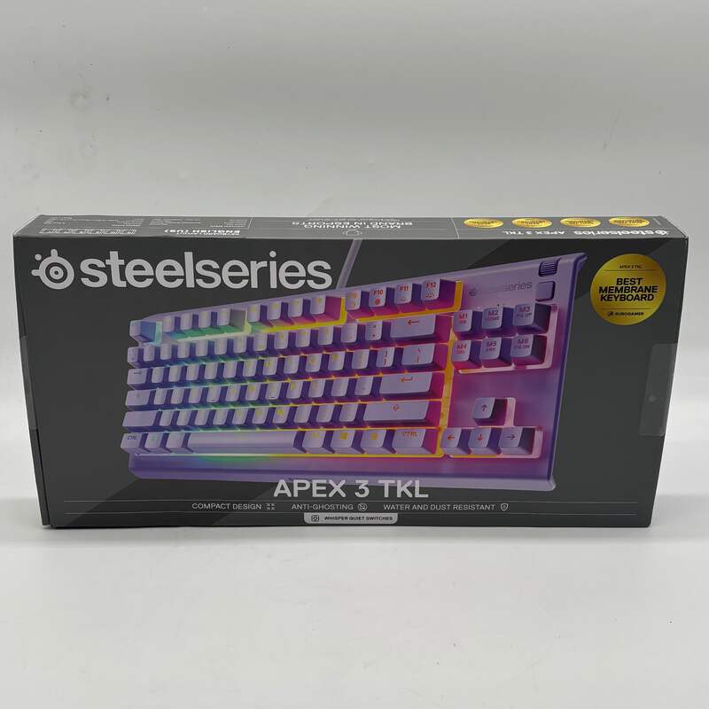 SteelSeries Apex 3 TKL Compact Gaming Keyboard Lavender | eBay