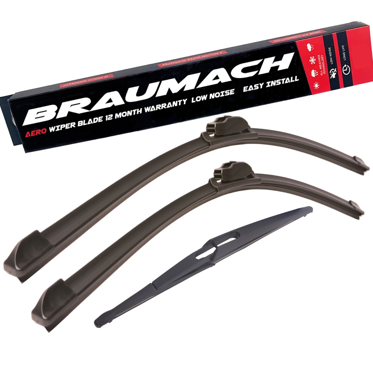 Viper 5906 エクストレイル　T32 Front Rear Wiper Blades for Nissan X-Trail T32 SUV 2.0 2014-2018