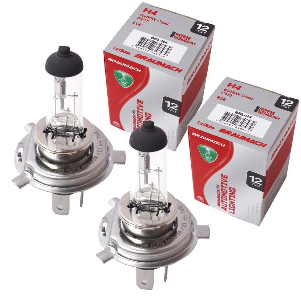 Headlight Bulbs Globes H4 for Nissan 300 ZX Z31 Targa 3.0 Turbo