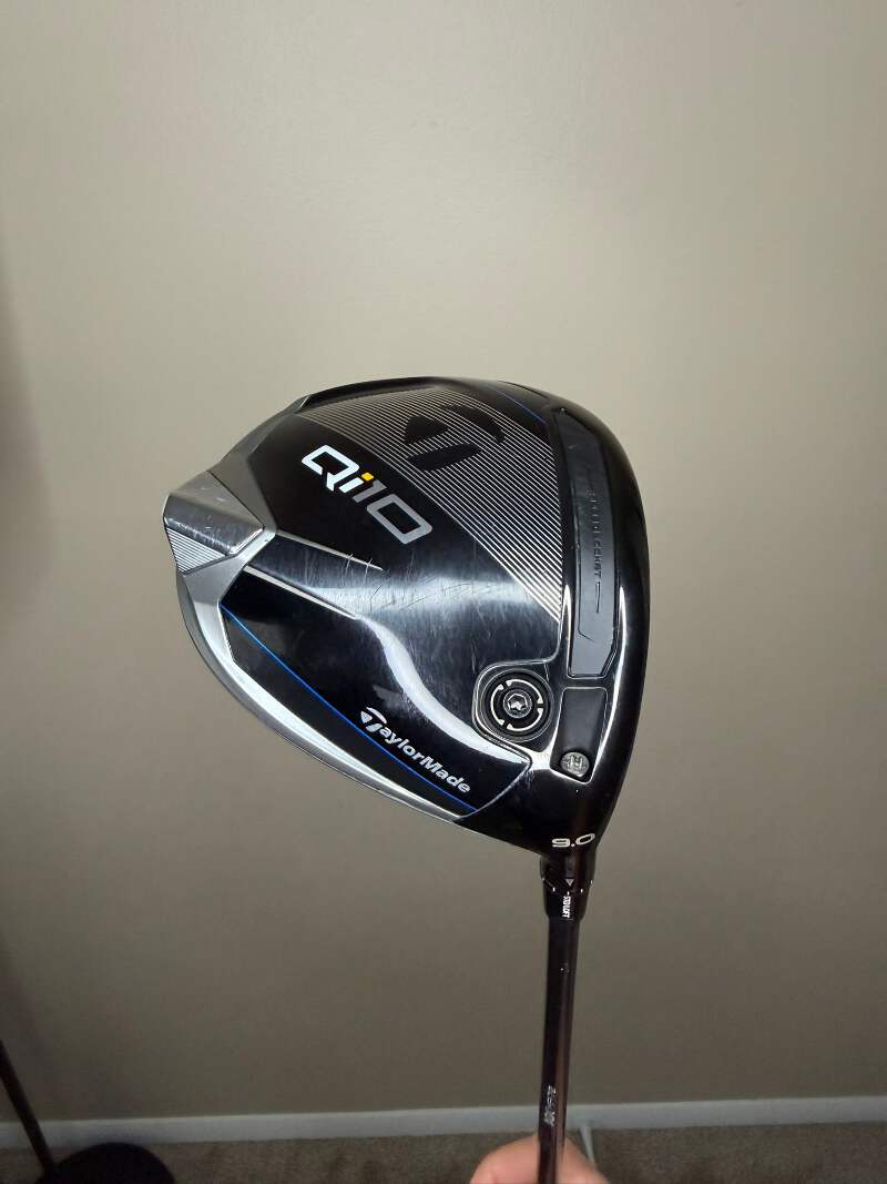 Taylormade Qi10 Driver 9° Kai'li White 60G Extra Stiff Flex 45.5