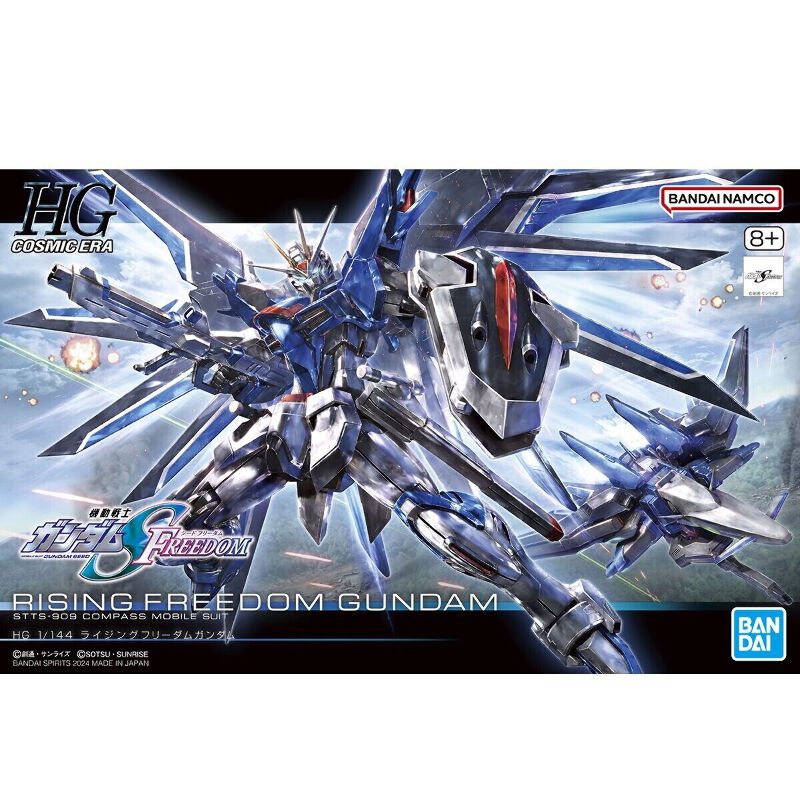 Bandai 1/144 HG #243 Rising Freedom Gundam Cosmic Era 5066284 | eBay