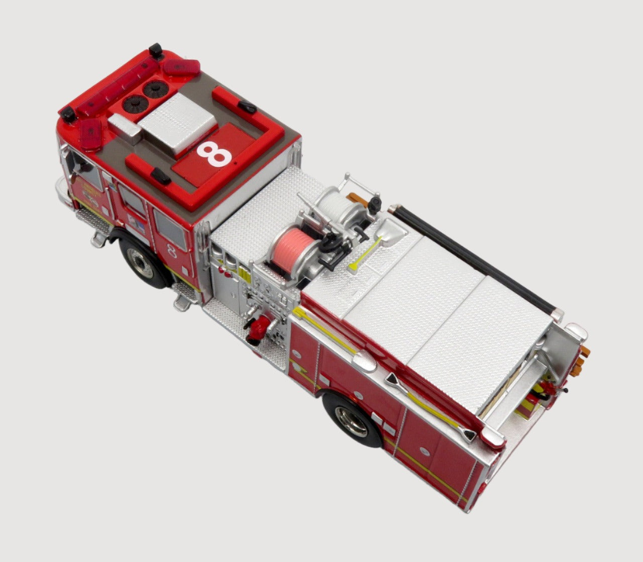 Iconic Replicas 1/64 KME Predator Fire Engine LACFD - Engine