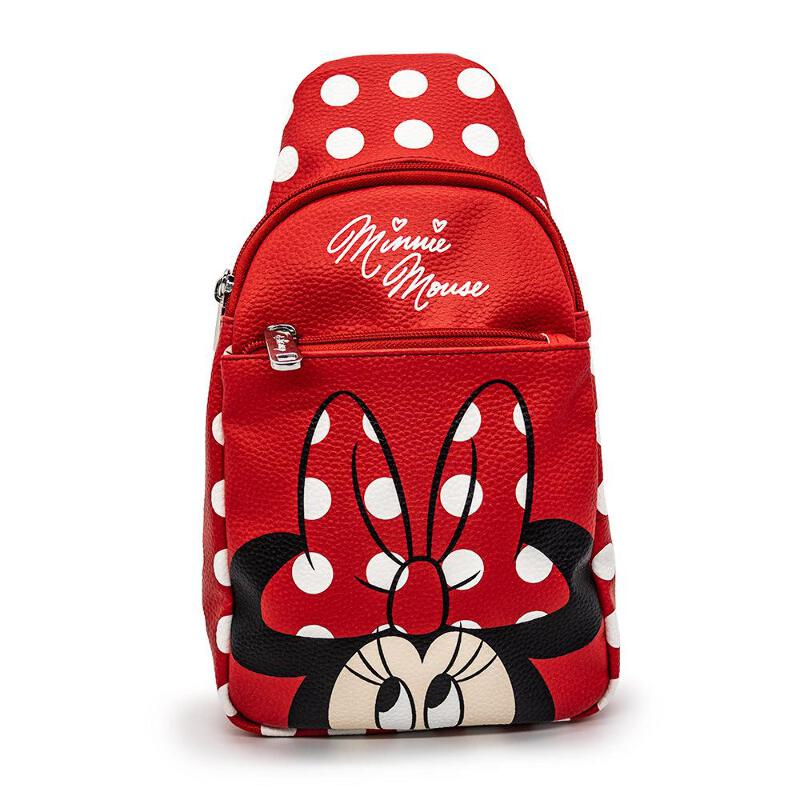 Minnie Mouse Red Sling Bag Zip Purse Crossbody Tote Bag Wallet