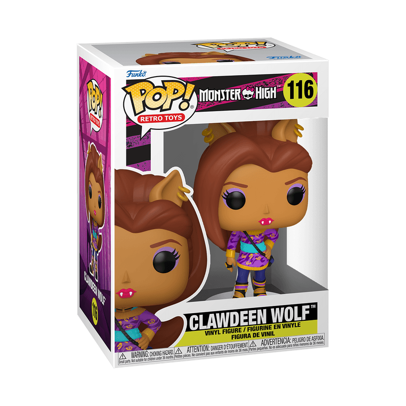 FUNKO POP! MONSTER HIGH CLAWDEEN WOLF Toy Figure #116 | eBay