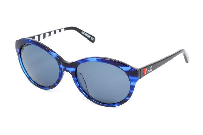 Moschino キャットアイフレムサンクラス ML510 04SA Love Moschino Women's Sunglasses Cat Eye Blue ML51004SA | eBay