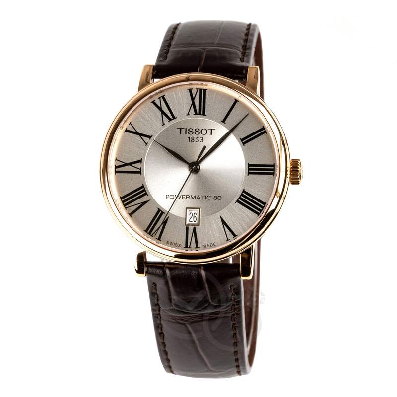 Tissot Men's Watch Carson Auto Powermatic 80 Premium 40mm Silver