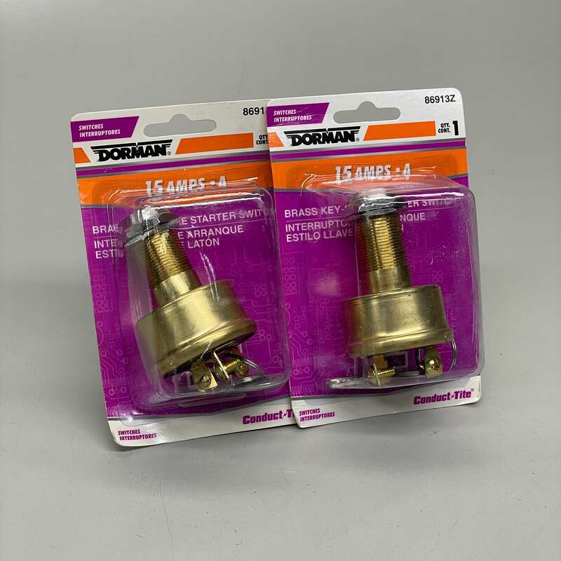 DORMAN (2 PACK) Starter Switch Brass 15 Amp 86913Z | eBay