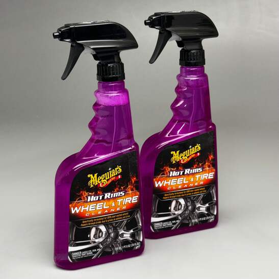 MEGUIAR'S (2 PACK) Hot Rims WHEEL & TIRE Cleaner 24 fl oz 5312-7