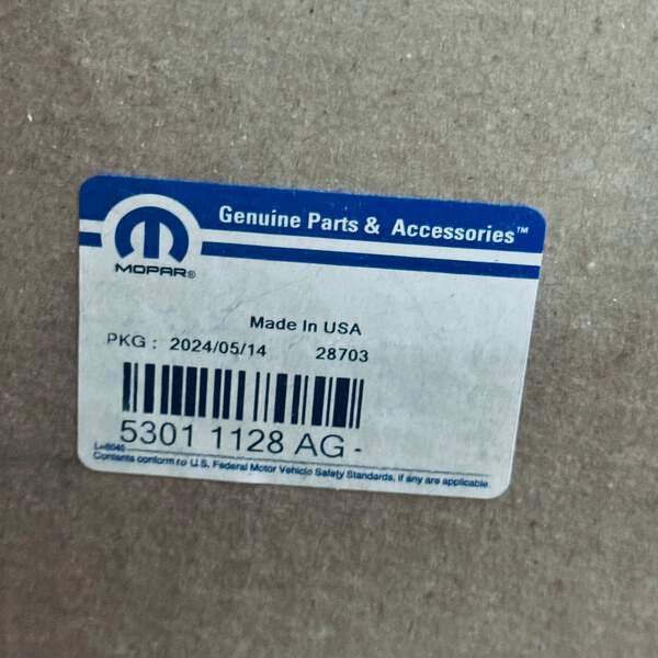 MOPAR Axle Half Shaft Right Sz 29” L Black 53011128AG (New