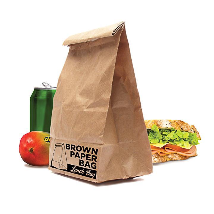 insulated paper lunch bag