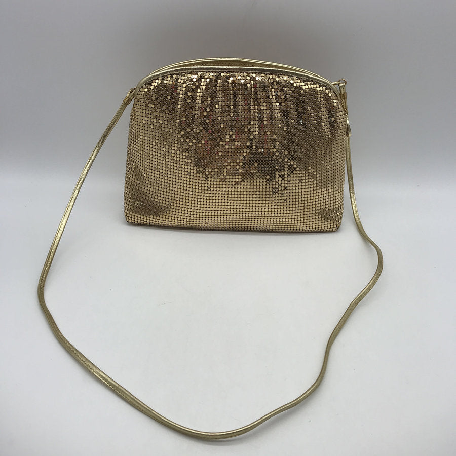 gold chainmail bag