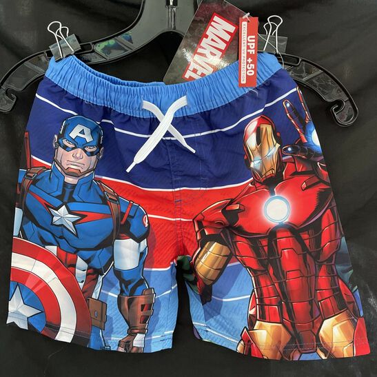 Superhero sales swim trunks