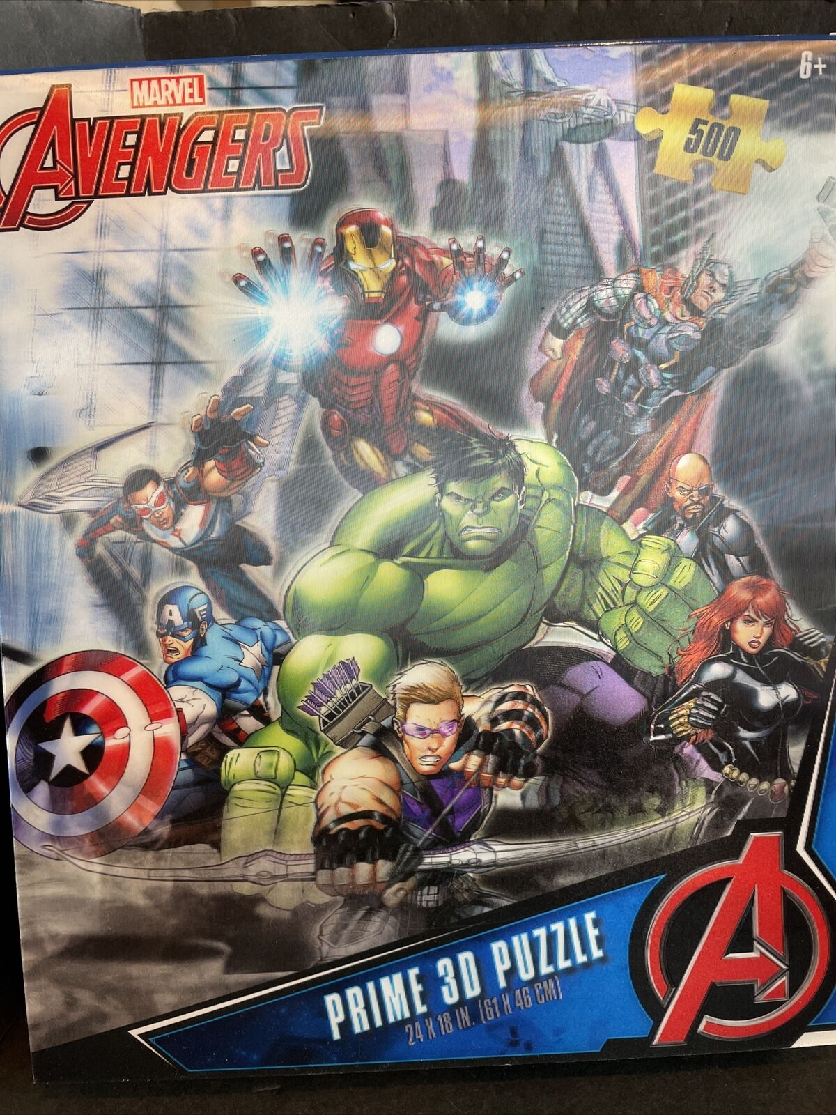 Marvel Avengers Prime 500 Piece 3D Puzzle 24”x18” | eBay