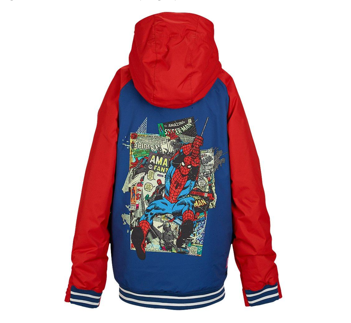 MARVEL BURTON コミックプリント ジャケット Sサイズ 子供用 MARVEL BURTON コミックプリント ジャケット Sサイズ 子供用