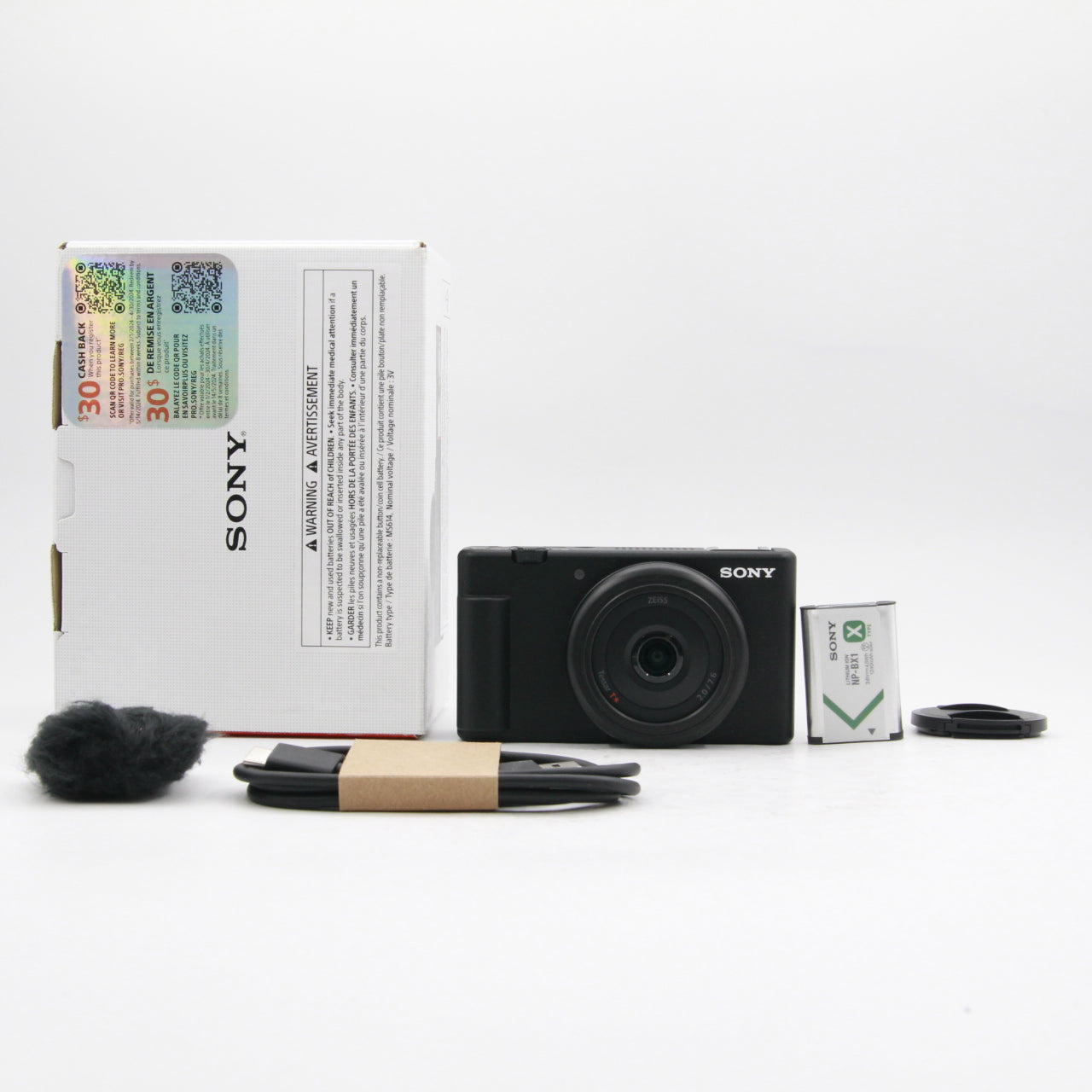 【ほぼ新品】SONY VLOGCAM ZV-1F ブラック Sony ZV-1F Vlog Camera (Black) (27242926288) | Bedfords.com