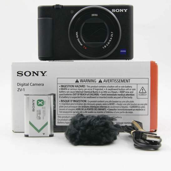 OPEN BOX EXCELLENT * Sony ZV-1 Digital Camera (Black) | eBay