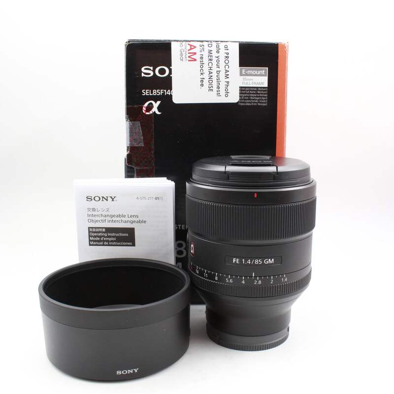 OPEN BOX GOOD * Sony FE 85mm f/1.4 GM Lens | eBay