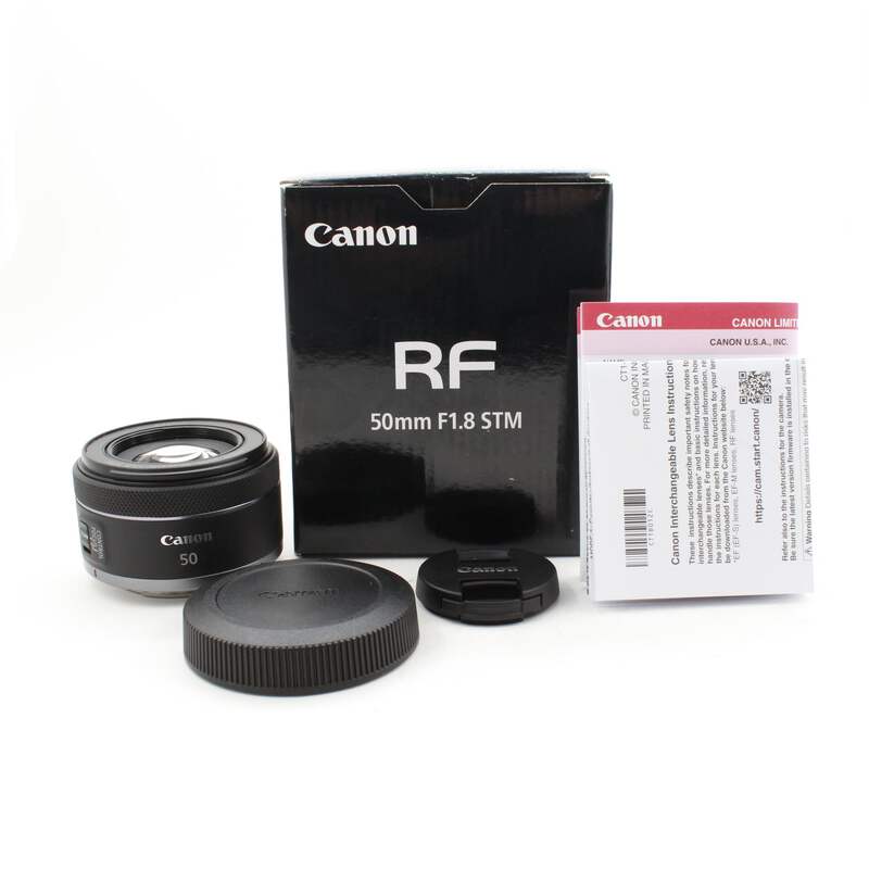 新品未開封 Canon RF 50mm F1.8 STM Canon RF50mm F1.8 STM Standard Prime Lens for EOS R Series