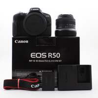 【値下げ】Canon EOS R50 箱付き OPEN BOX EXCELLENT * Canon EOS R50 Mirrorless Camera with RF-S 18