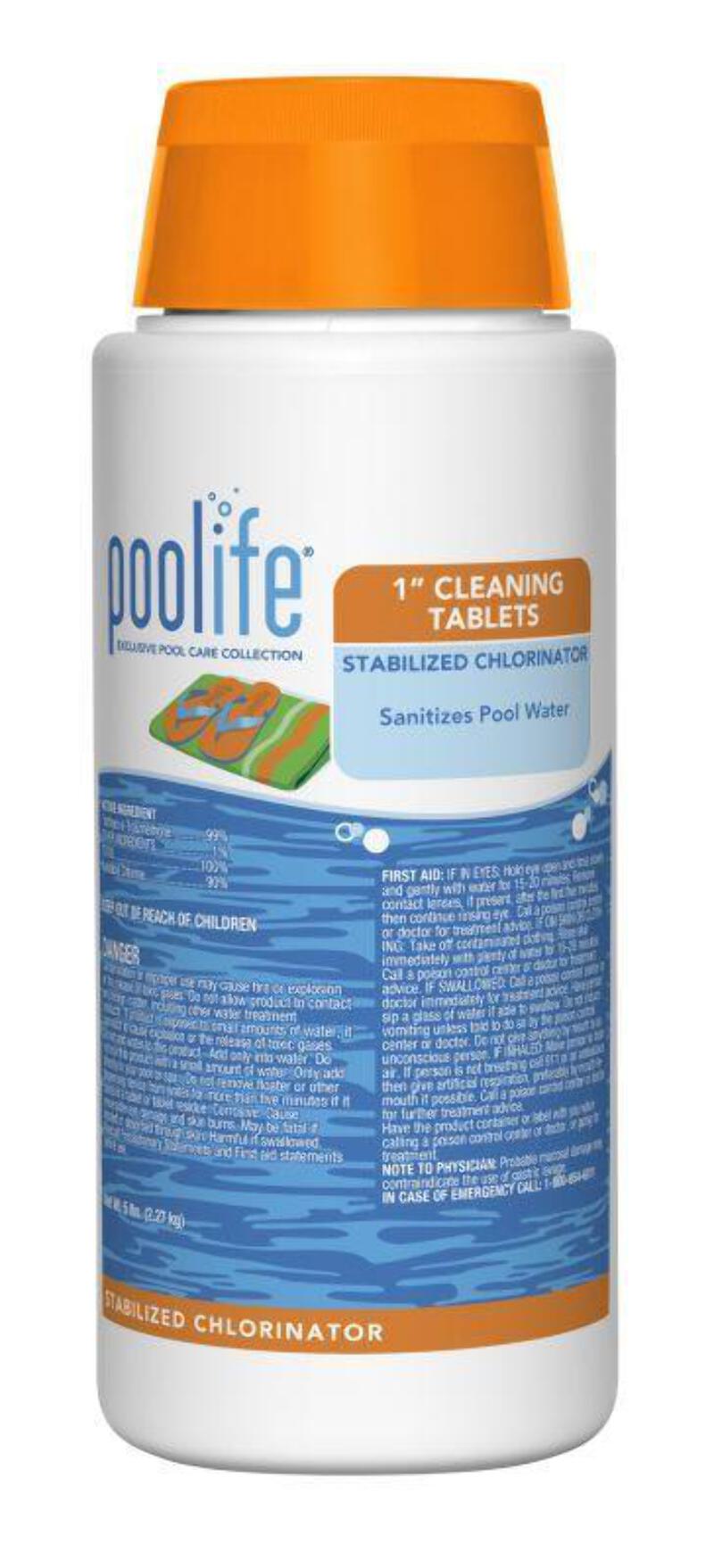 Poolife 1 Chlorine Cleaning Tablets 5 Lbs 73187421043 Ebay