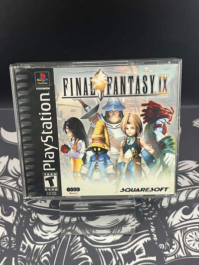 Final Fantasy IX 9 PS1 (Sony Playstation, 2000) Black Label Complete W Reg Card