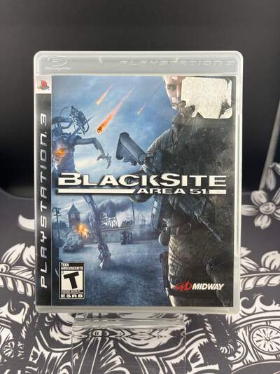 BlackSite Area 51 (Sony Playstation 3, 2007) PS3 CIB w/ Manual Registration Card