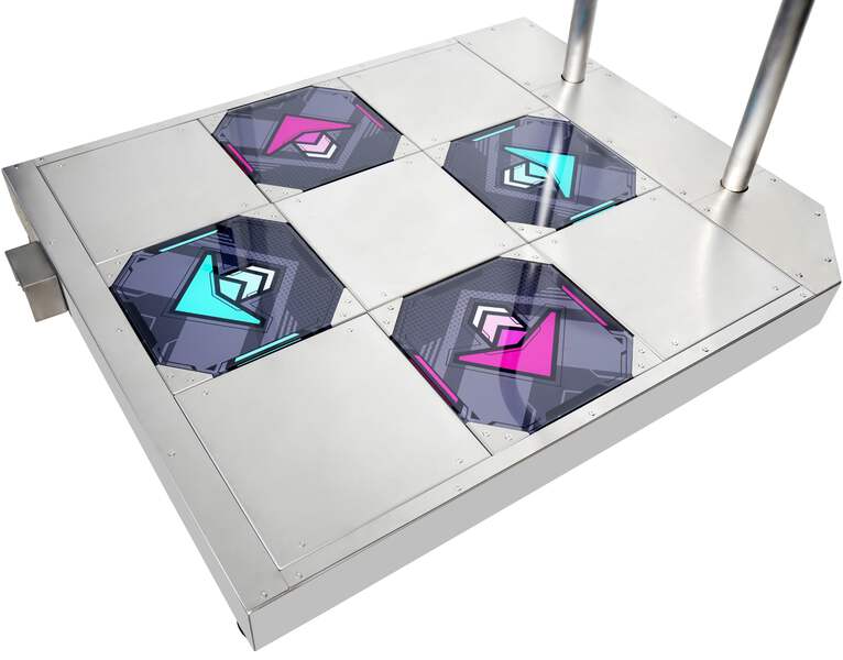 Dance Dance Revolution Arcade Pad- DDR Dance Stage - Full Metal