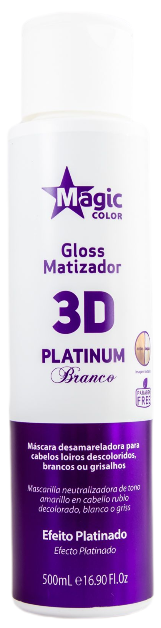 Platinum Blanco Brillante Tenido De Tratamiento Anti Amarillo