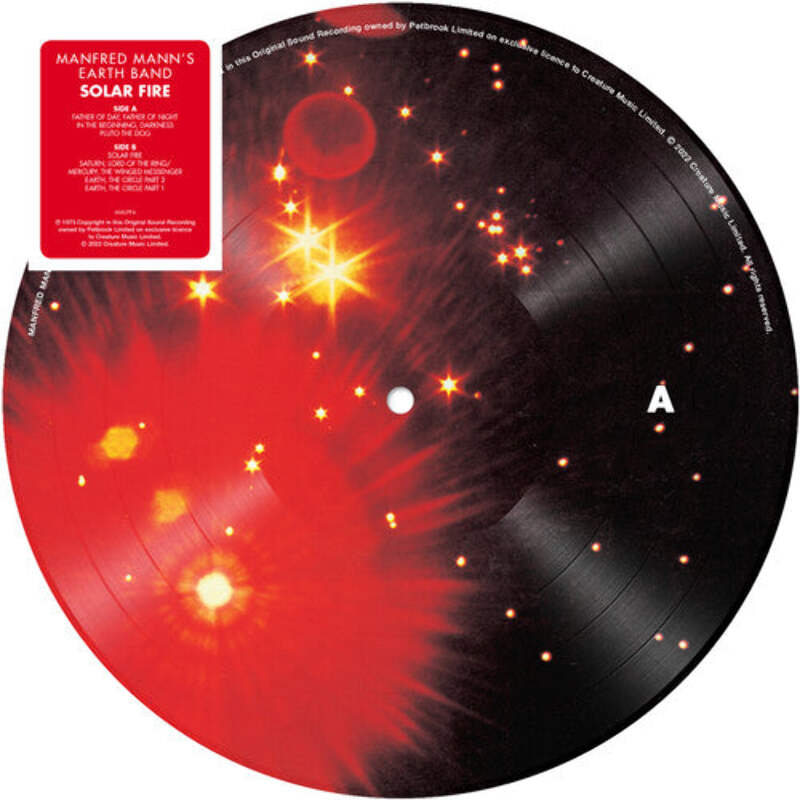 Manfred Mann's Earth Band - Solar Fire - Picture Disc LP | eBay